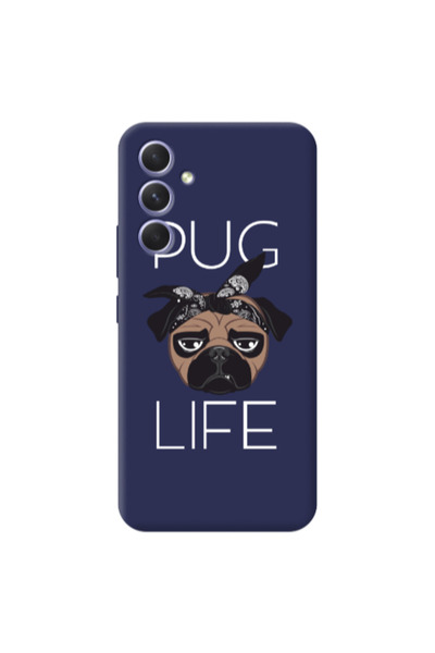 Other Samsung A36 Pug Life Dark blue Colored Silicone TPU Θήκη