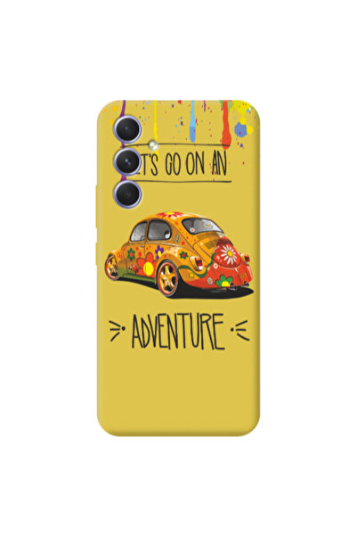 Other Samsung A56 Adventure Yellow Colored Silicone TPU Θήκη