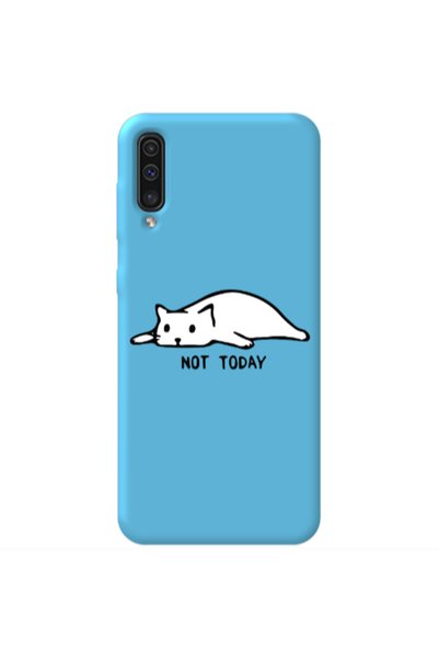 Other Samsung A70 Not Today Blue Colored Silicone TPU Θήκη
