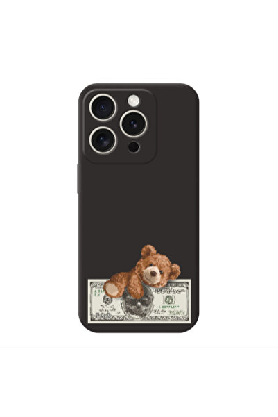 Other Apple iPhone 15 Pro Money Style Black Colored Silicone TPU Θήκη