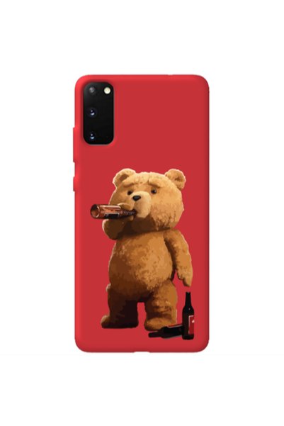 Other Samsung S20 Beer Time Red Colored Silicone TPU Θήκη