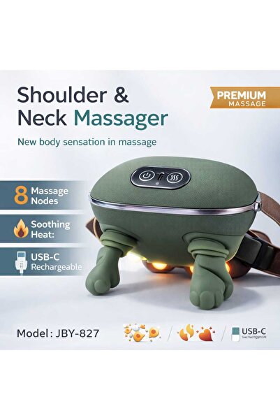 IQRAA Premium Electric Shoulder and Neck Massager with Heat – JBY-827 Pro