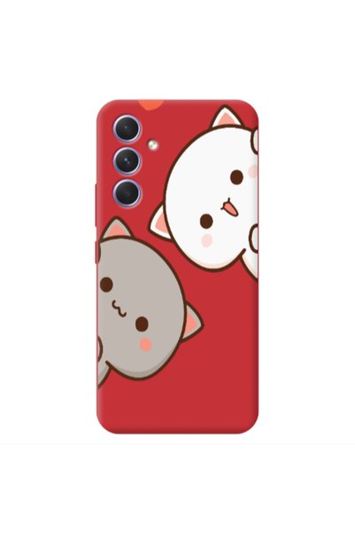 Other Samsung A35 We are here Red Colored Silicone TPU Θήκη