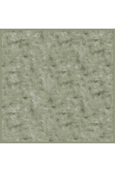 Levidor Green Vintage Pattern Twill Silk Scarf