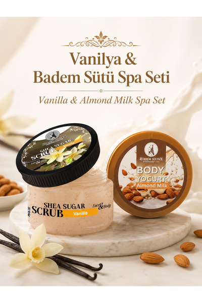 OTTORIA Shea Sugar Vanilla Scrub and Almond Milk Body Butter Set |   Vanilla ...