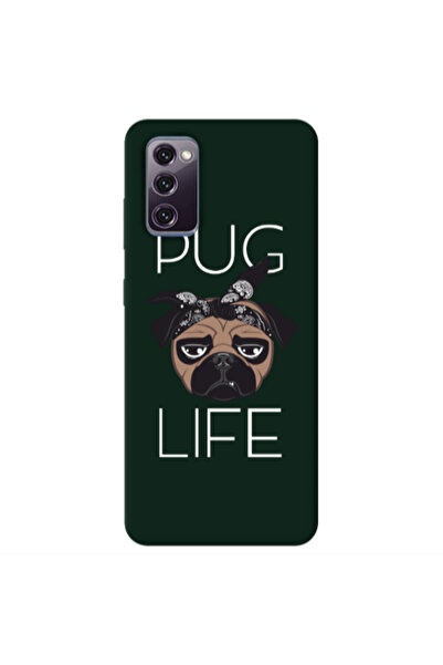 Other Samsung S20 FE Pug Life Dark Green Colored Silicone TPU Θήκη