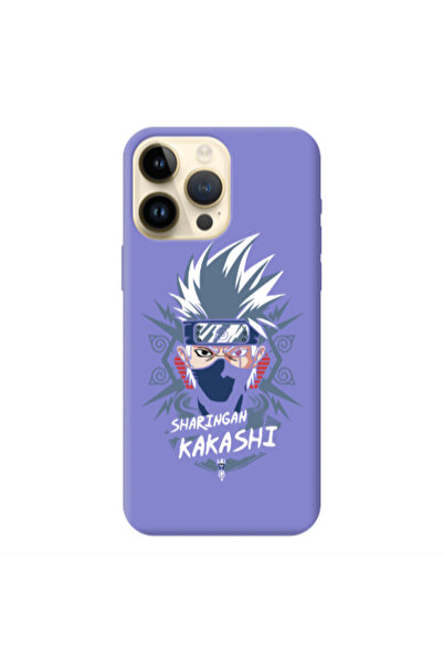 Other Apple iPhone 13 Pro Max Anime Mangoo Purple Colored Silicone TPU Θήκη