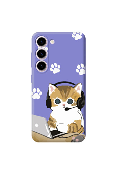Other Samsung S23 Plus Call Center Purple Colored Silicone TPU Θήκη