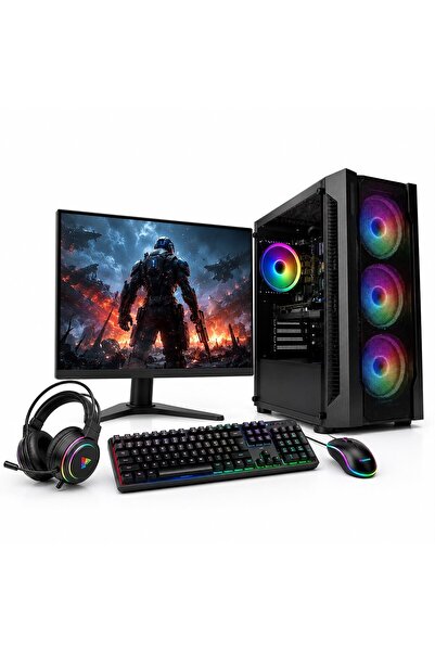 DAGMOR İ5 3470 16 GB 256GB M2+500GB 4GB VGA 24.5' EKRAN +KLAVYE+MOUSE+KULAKLI...