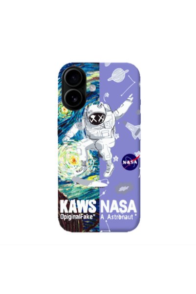 Other Apple Iphone 16 plus Kaws Purple Colored Silicone TPU Θήκη