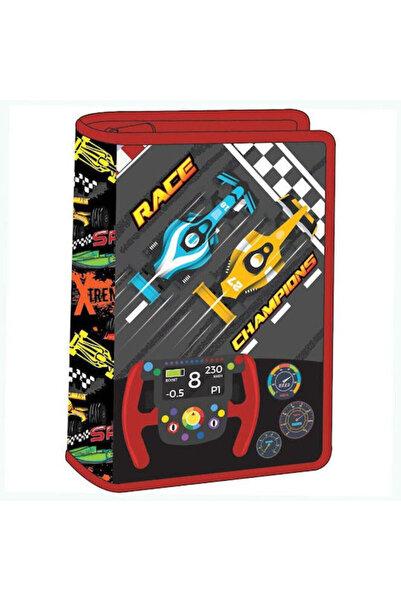 Must Team Κασετίνα Must 1 με εσωτερικά είδη, 14x4x20.5εκ., Racer Πολύχρωμο 00...