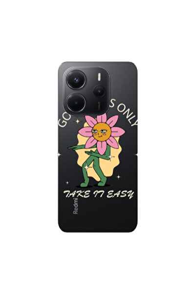 Other Xiaomi Redmi Note 14 Good Vibes Only Transparent Silicone TPU Θήκη
