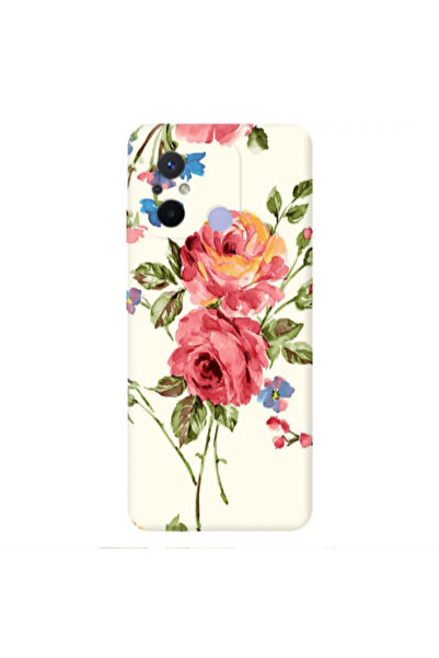 Other Xiaomi Redmi 12C Violet and rose Transparent Silicone TPU Θήκη