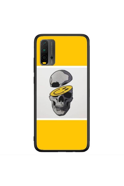 Other Xiaomi Redmi 9T Smiley dry head Black Glossy Θήκη