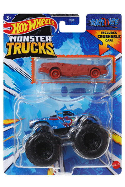mattel Hot Wheels 1:64 Monster Truck Die-cast Race Ace