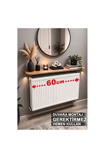 Empressco Çam Renkli Petek Üstü Uçan Raf 16x60 cm, Modern ve Şık Tasarım