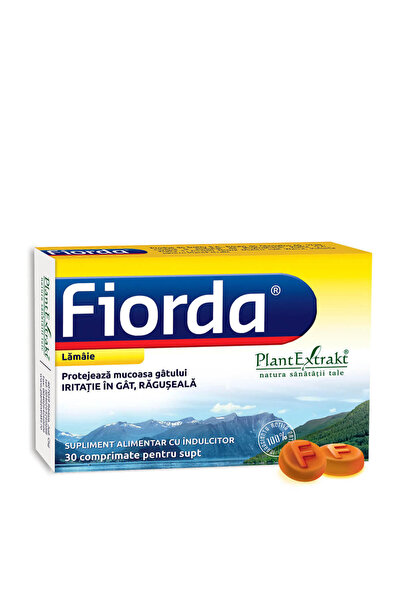 Plantextrakt Fiorda cu Aroma de Lamaie 30cpr