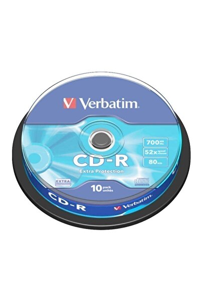 MC Micostore CD-R Verbatim 43437, 700MB / 80мин, 52x, комплект 10 бр.