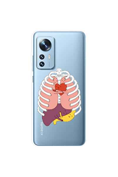 Other Xiaomi Mi 12 Pro Anatomy Transparent Silicone TPU Θήκη
