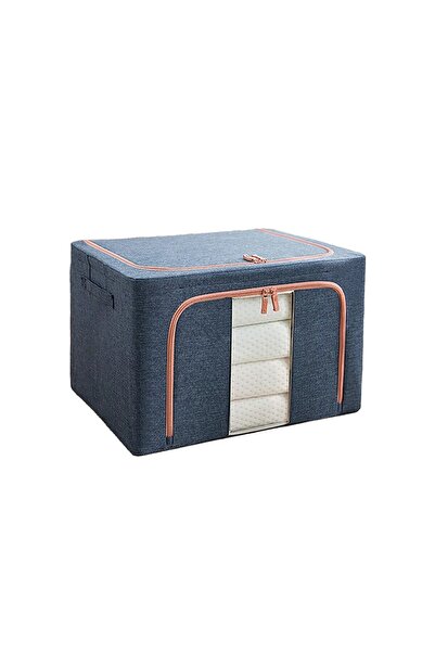 NEXTLY Cutie de depozitare pliabilă 100L, 60x40x40 cm, cu mânere și fereastră...
