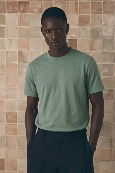 DAMGA JEANS Men's Classic Relaxed Fit Çağla T-Shirt