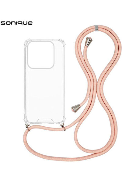 Other Sonique Armor Διαφανής Θήκη Σιλικόνης με Κορδόνι για Xiaomi Redmi Note ...