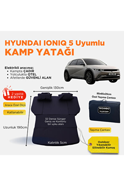 woinbo HYUNDAI IONIQ5 Uyumlu Araç Kamp Yatağı