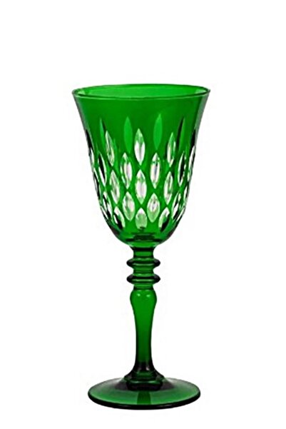 DECOSTYLE Damla Kristalize Hand Decorated Colorful Goblet – 270 Cc Stylish Pr...