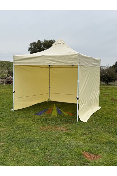 SEVİLBRANDA 3X3 GAZEBO TENTE 3 DUVAR KUMAŞLI