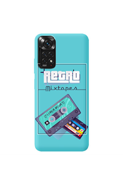 Other Xiaomi Redmi Note 11 4G Mixtapes Turquoise Colored Silicone TPU Θήκη