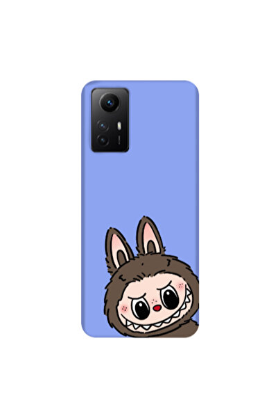 Other Xiaomi Redmi Note 12s Labubu7 Light Purple Colored Silicone TPU Θήκη