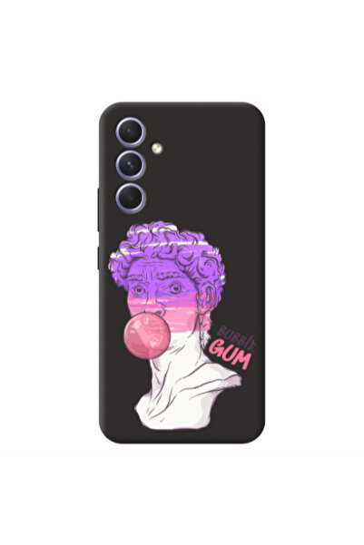 Other Samsung A55 Pin Bubble Black Colored Silicone TPU Θήκη