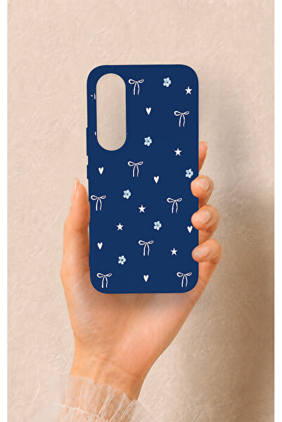Vip Case Vivo V70 FE 5G Uyumlu Mini Fiyonk Desenli Silikon Kılıf