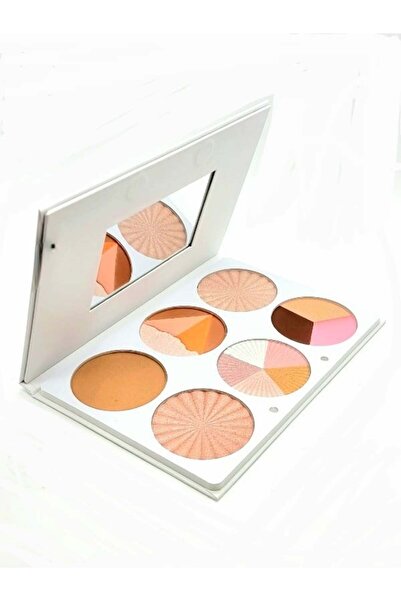 Zenorius Highlighter Palette, COLOR RAINBOW