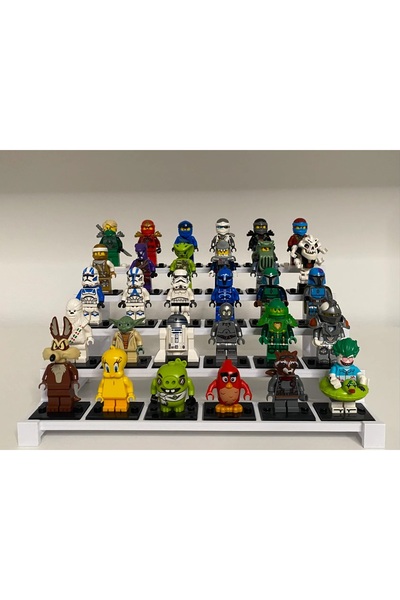 ART3 Collection 30 Kapasiteli Lego Minifigür Sergileme Standı - 5 Katlı Modül...