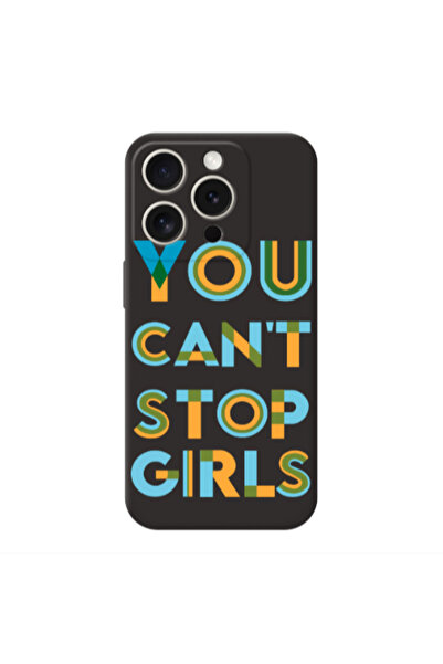 Other Apple Iphone 16 Pro You Cant Stop Girls Black Colored Silicone TPU Θήκη