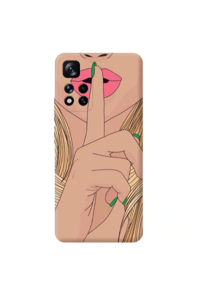 Other Xiaomi Redmi Note 11 Pro 5G Shut up Transparent Silicone TPU Θήκη