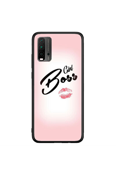 Other Xiaomi Redmi 9T Girl boss kiss Black Glossy Θήκη