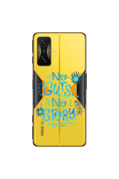 Other Xiaomi Poco F4 Gt No guts no story Transparent Silicone TPU Θήκη