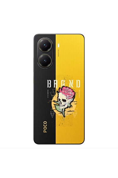 Other Xiaomi Poco X7 Pro Skull Roses Transparent Silicone TPU Θήκη