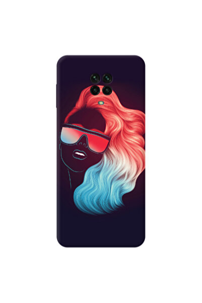 Other Xiaomi Redmi Note 9 Pro Girl with glasses Transparent Silicone TPU Θήκη