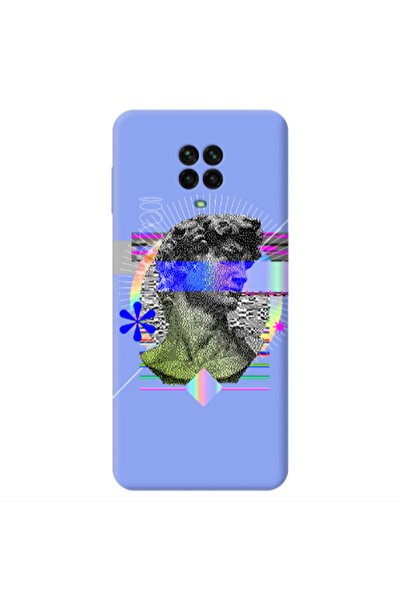 Other Xiaomi Redmi Note 9 Pro Statue pixels Light Purple Colored Silicone TPU...