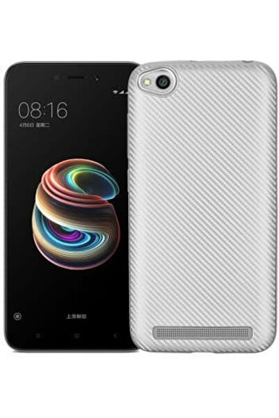 OEM Θήκη Σιλικόνης Άνθρακα Xiaomi Redmi 5A Ασημί Κωδικός: 01XIA0237