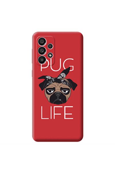 Other Samsung A53 Pug Life Red Colored Silicone TPU Θήκη