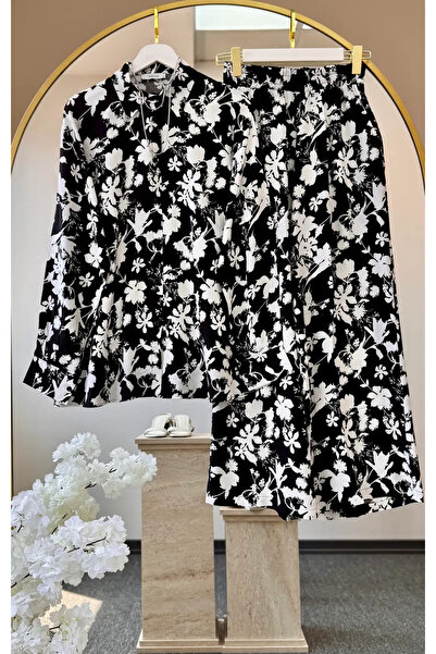 modabetce Women's Viscon Shirt and Pants Set