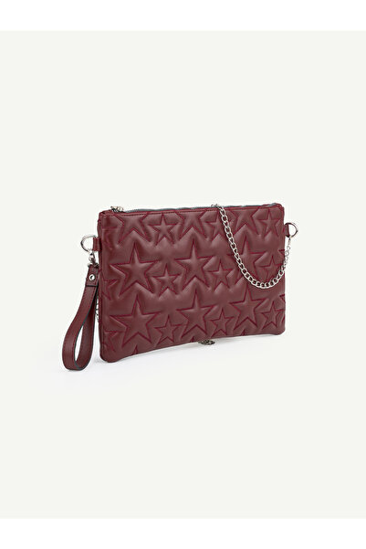 HONEY BAG Γυναικεία τσάντα Clutch & Portfolio σε γκρι απόχρωση με αστραφτερό ...