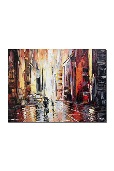 artnova Ръчно рисувана картина, Вместо се събирали в друга измерност, 80x60см...