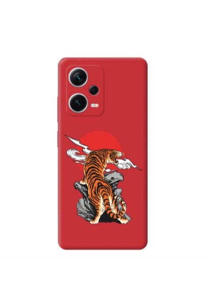 Other Xiaomi Poco X5 Angry Gorilla Red Colored Silicone TPU Θήκη