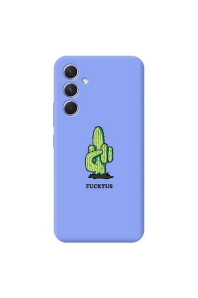 Other Samsung A54 Green Cactus Light Purple Colored Silicone TPU Θήκη