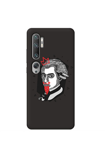 Other Xiaomi Mi Note 10 Pro Bearded Black Colored Silicone TPU Θήκη